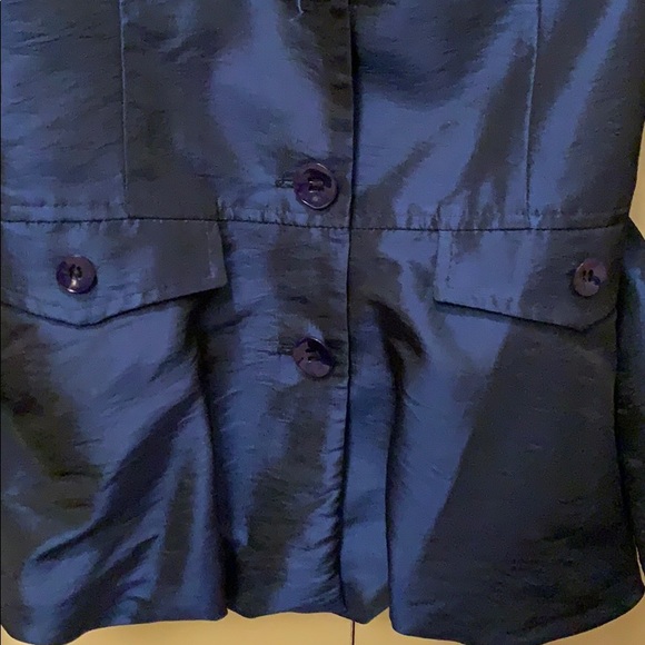 Joseph Ribkoff Navy Blue Button Down Blouse - Picture 2 of 3